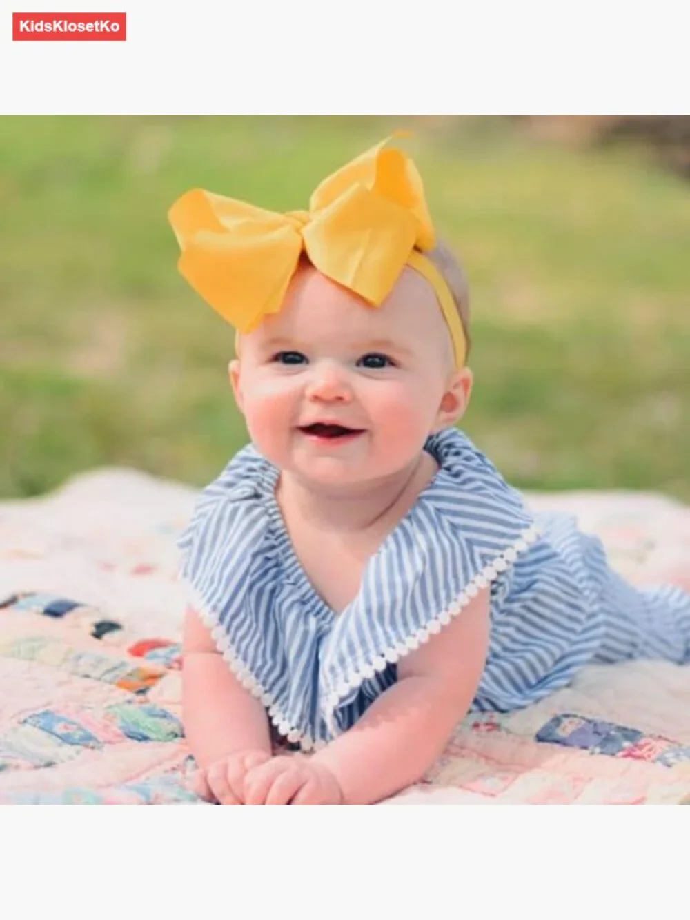30 Big 6 Inch Grosgrain Ribbon Hair Bows Headbands for Baby Girls